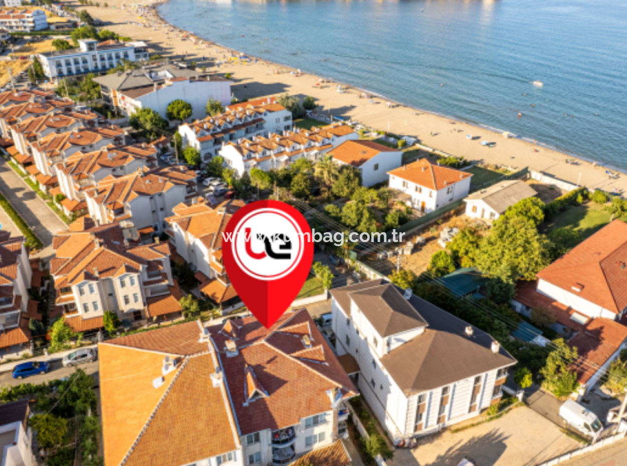 4 1 Möblierte Wohnung Zum Verkauf Mit Grossem Balkon Auf Der Meer- Und Strandseite Von Kumbag