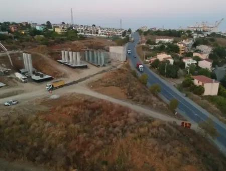 Barbaros Mt Grundstück Zum Verkauf Mit Neuen Kumbag 60 Auf Der Autobahn