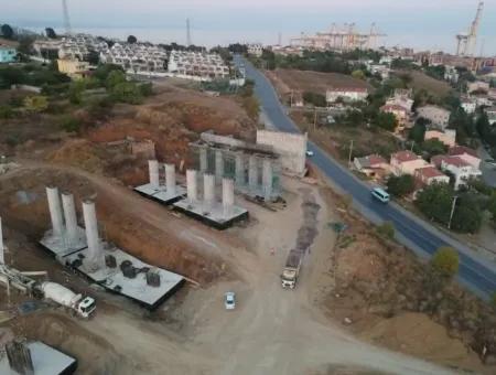 Barbaros Mt Grundstück Zum Verkauf Mit Neuen Kumbag 60 Auf Der Autobahn