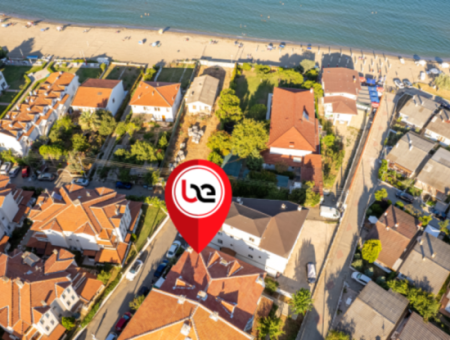 4 1 Möblierte Wohnung Zum Verkauf Mit Grossem Balkon Auf Der Meer- Und Strandseite Von Kumbag