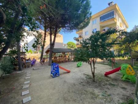 2 1 Wohnung Zum Verkauf In Einem Komplex Mit Pool Und Spielplatz In Kumbagh