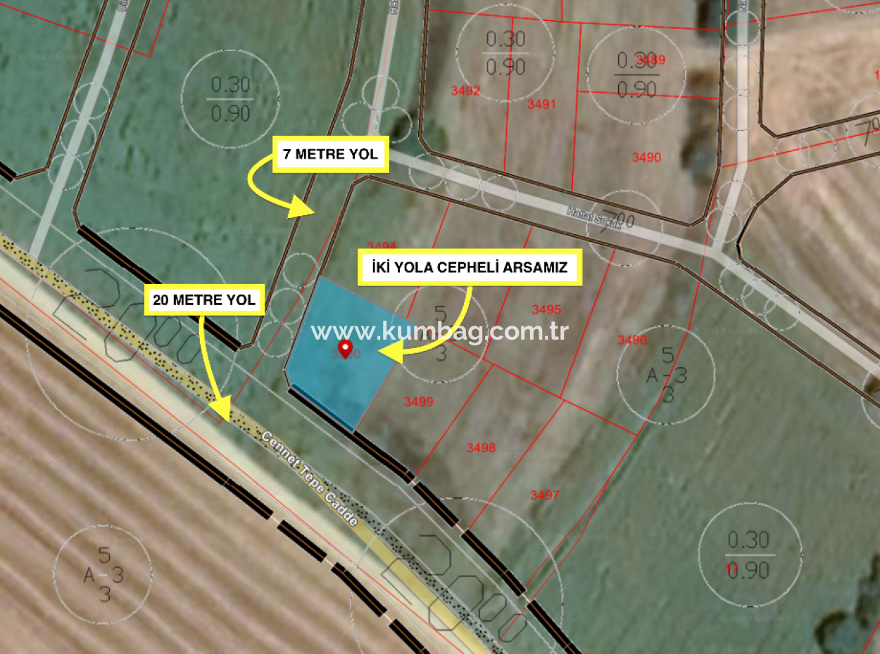 Land For Sale In The New Settlement Area In Kumbağ With Zoning And Bankruptcy