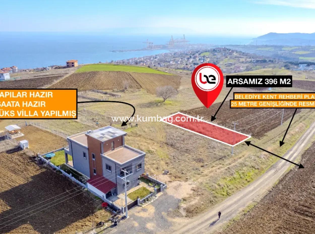 Tekirdag 396 M2 Ready For Construction Single Title Deed Zoned Land For Sale