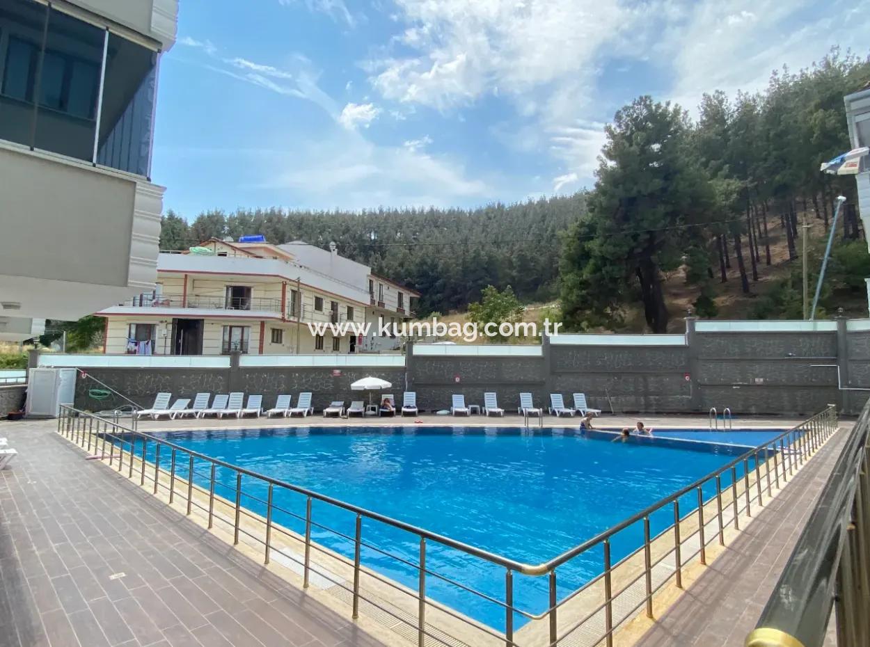 2 1-Sale Cottage With Nature And Pool View In Kumbağ Pool