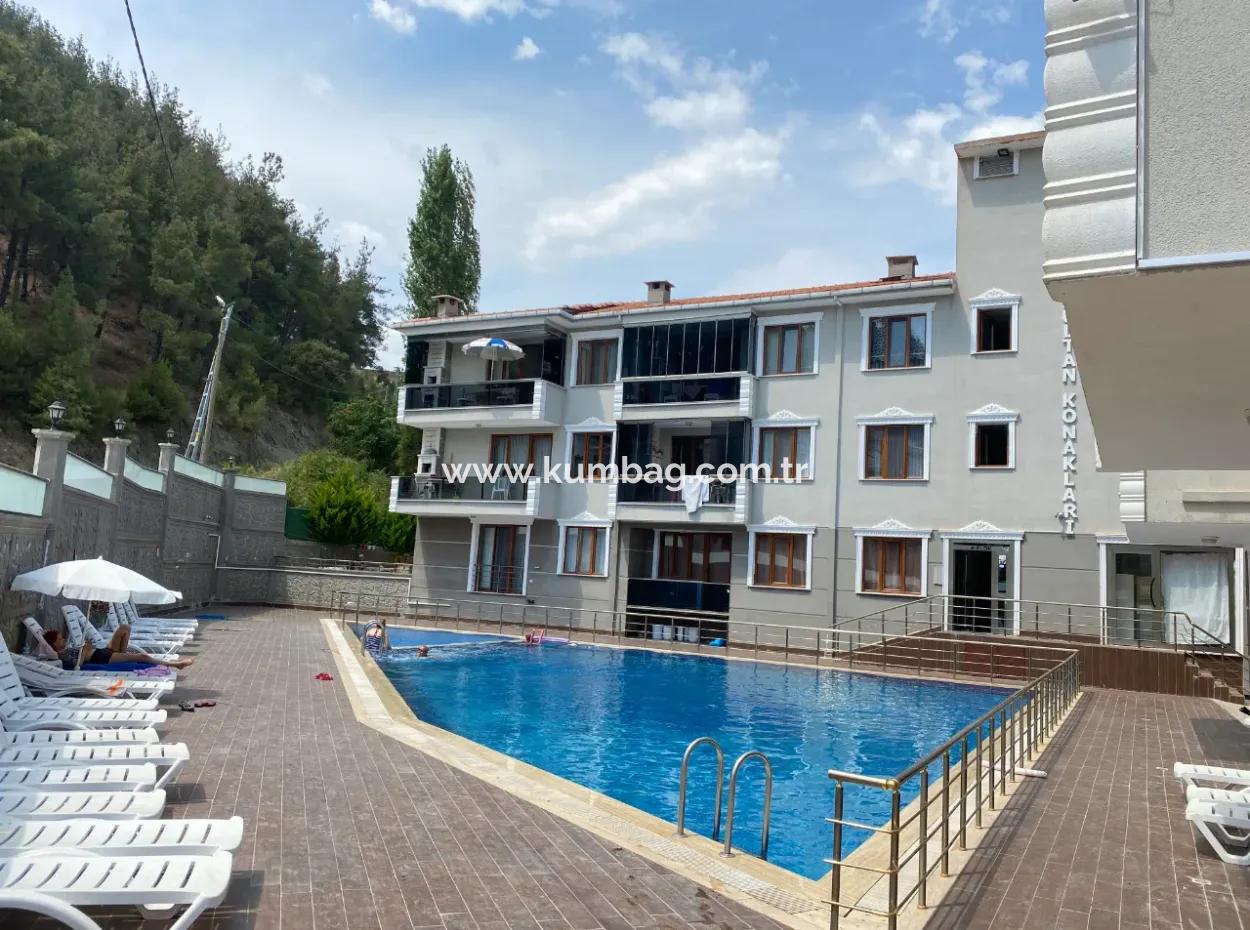 2 1-Sale Cottage With Nature And Pool View In Kumbağ Pool