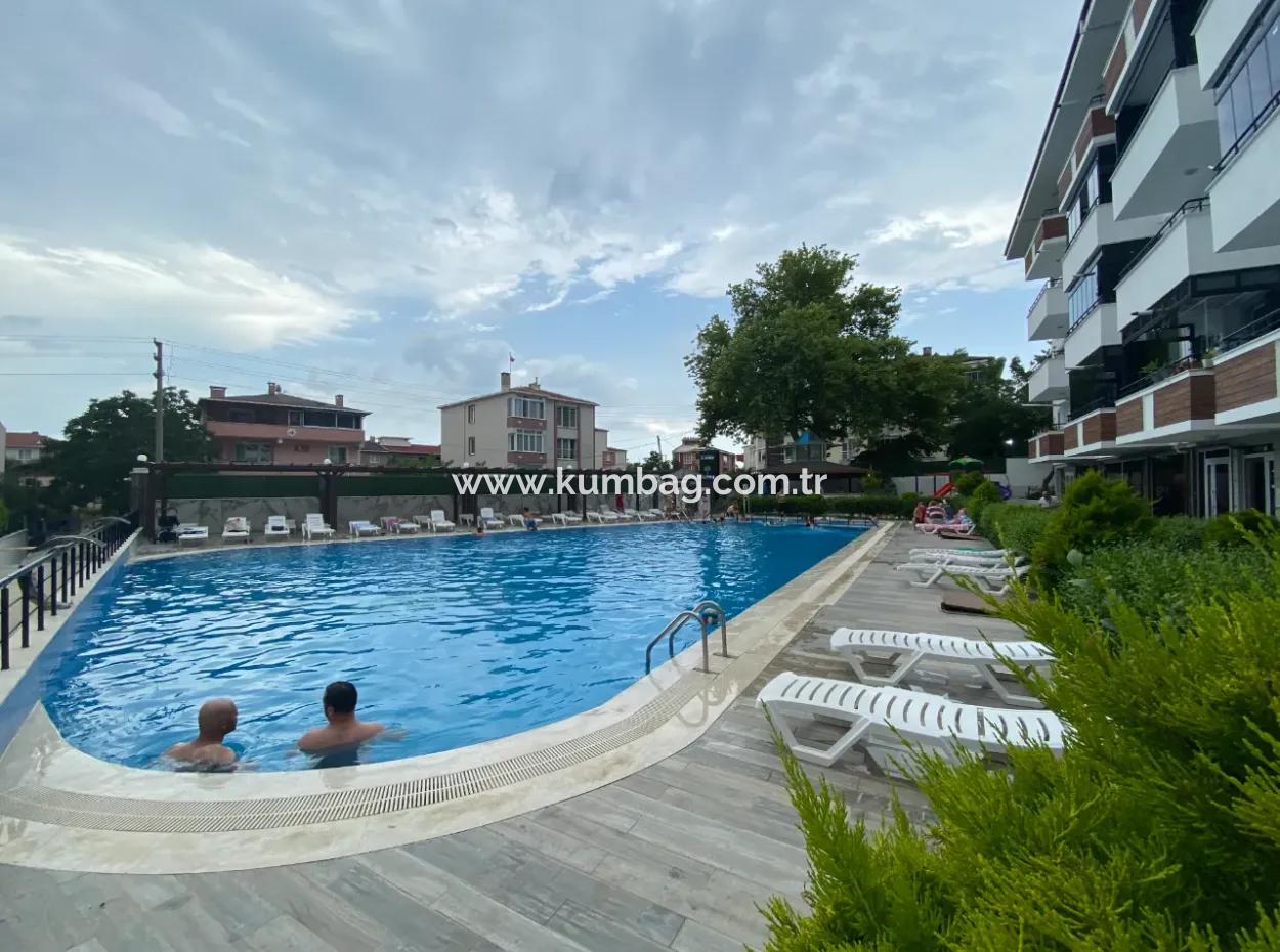 1 1-Sale Cottage With Garden In Luxury Site With Kumbağ Pool