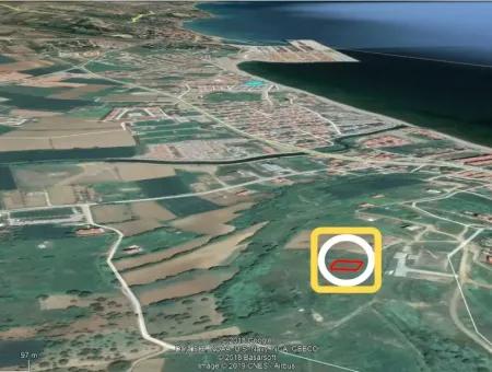 The Position Of The Water Tank Tekirdag Kumbag Land For Sale With Sea Views