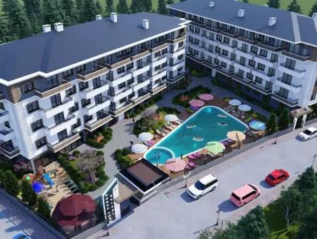 Kumbag Pool Winter And Summer Sessions Consisting Of Luxury Apartments With Natural Gas (Yd)