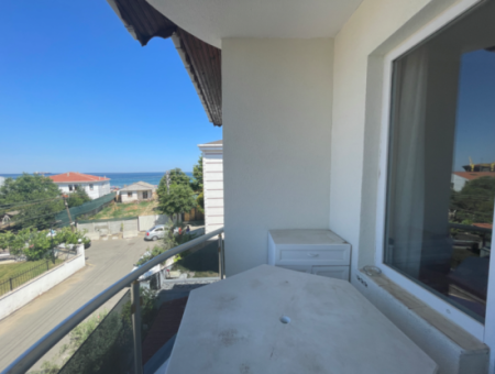 4 1 Furnished Apartment For Sale With Large Balcony On The Sea And Beach Side Of Kumbag