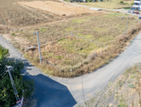 270 M2 Single Title Deed Land For Sale With Corner Parcel Residential Zoning In Kumbağ