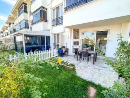 For Sale In A Complex With A Garden And Pool By The Sea In Kumbağ 2 1