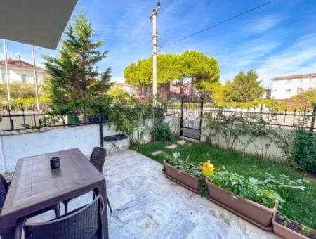 For Sale In A Complex With A Garden And Pool By The Sea In Kumbağ 2 1