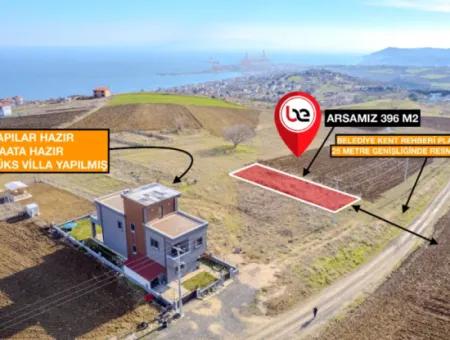 Tekirdag 396 M2 Ready For Construction Single Title Deed Zoned Land For Sale