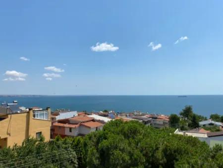 Topağaç Location 3 Storey Zero Detached Villa With Sea View Is Free Of Commission