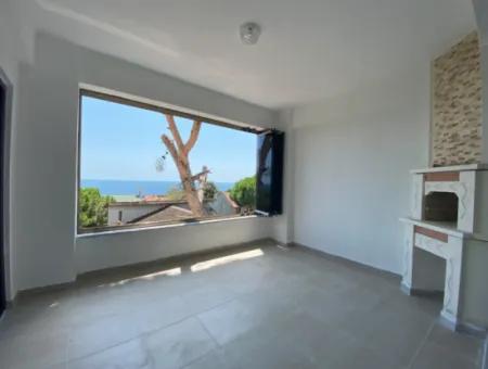 Topağaç Location 3 Storey Zero Detached Villa With Sea View Is Free Of Commission