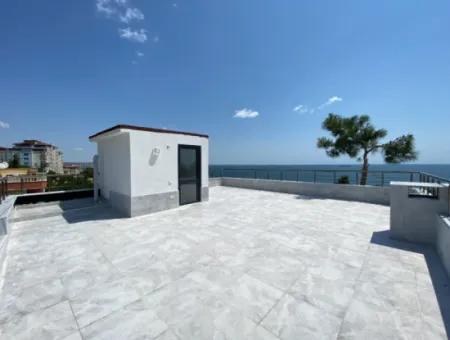 Topağaç Location 3 Storey Zero Detached Villa With Sea View Is Free Of Commission