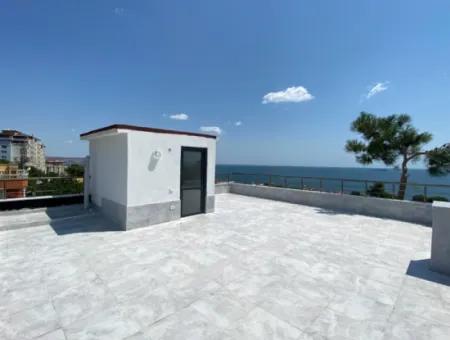 Topağaç Location 3 Storey Zero Detached Villa With Sea View Is Free Of Commission