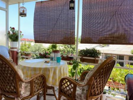 Kumbağ Sea Zero Site Furnished Wide 2 1-Sale Cottage