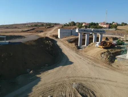 Kumbağ Barbaros Yeni 60 Mt Çevre Yoluna Cepheli Satılık Arsa