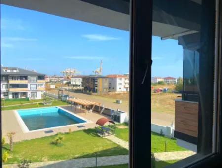 Kumbağ Havuzlu Site İçerisinde Kiralık Sıfır 2+1 Dubleks Daire