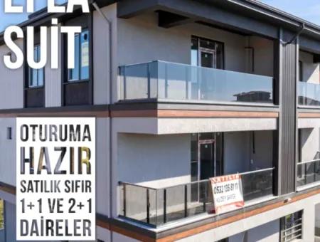 Kumbağ'da Park Karşısında Satılık Sıfır Lüks 2+1 Daireler