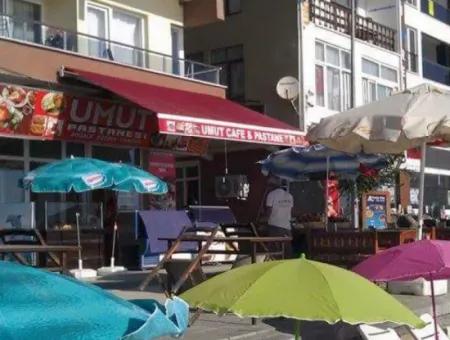 Kumbağ Sahilde Denize Sıfır Devren Kiralık Cafe