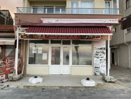 Kumbağ Sahilde Denize Sıfır Devren Kiralık Cafe