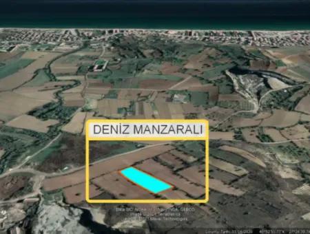 Deniz Manzaralı İmar Sınırında Satılık Tarla